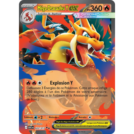 Méga-Dracaufeu Y ex 022/217