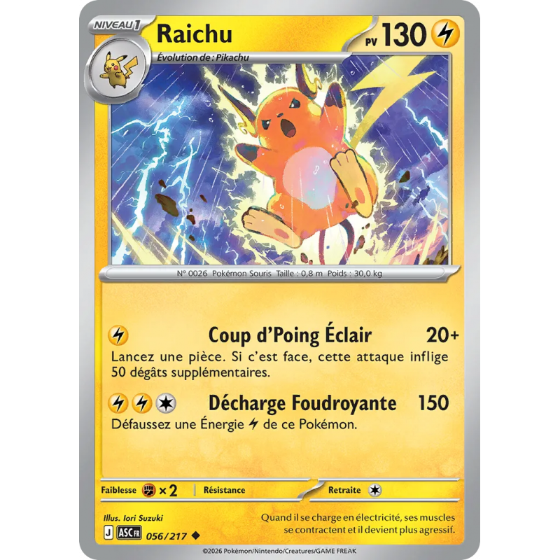 Raichu 056/217