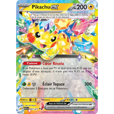 Pikachu ex 057/217