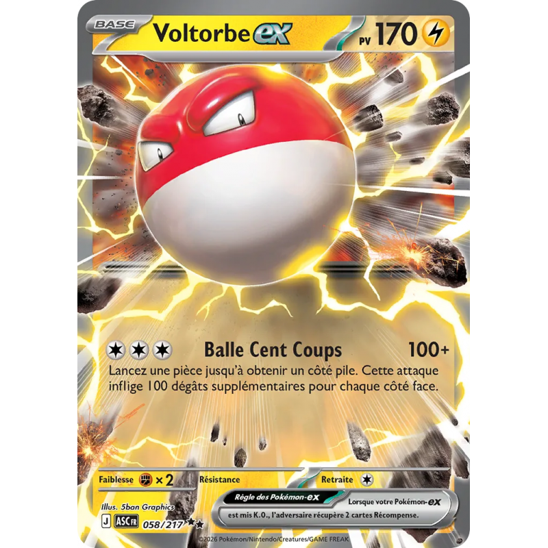 Voltorbe ex 058/217