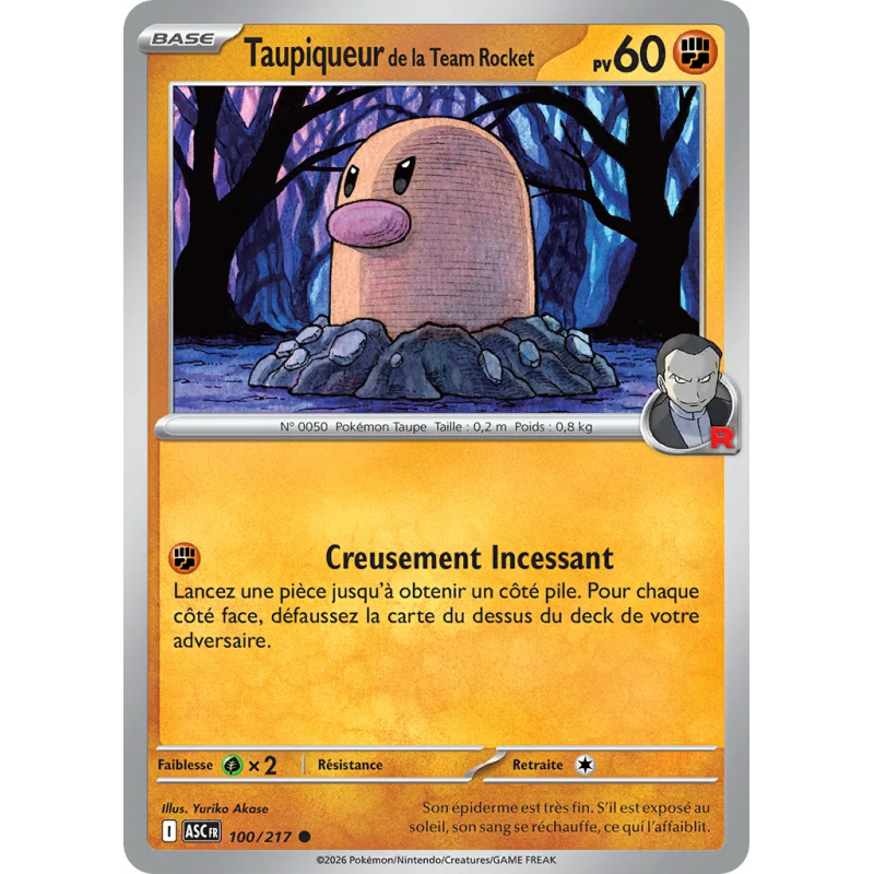 Taupiqueur de la Team Rocket 100/217
