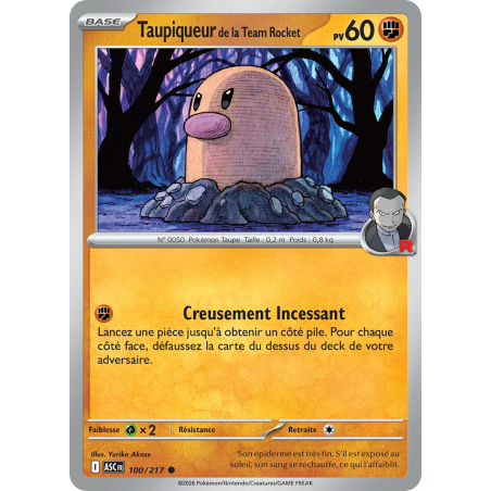 Taupiqueur de la Team Rocket 100/217