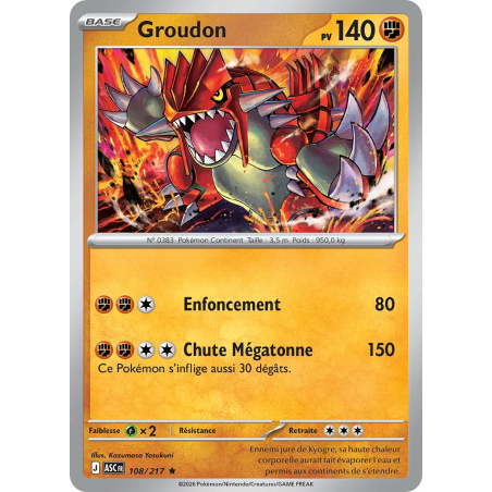 Groudon 108/217