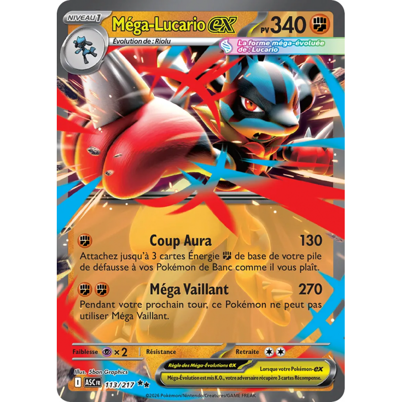 Méga-Lucario ex 113/217