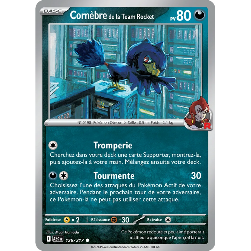 Cornèbre de la Team Rocket 126/217