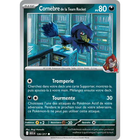 Cornèbre de la Team Rocket 126/217