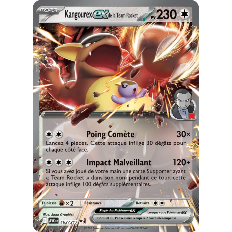 Kangourex ex de la Team Rocket 162/217
