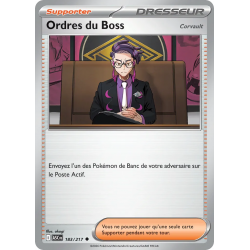 Ordres du Boss 183/217