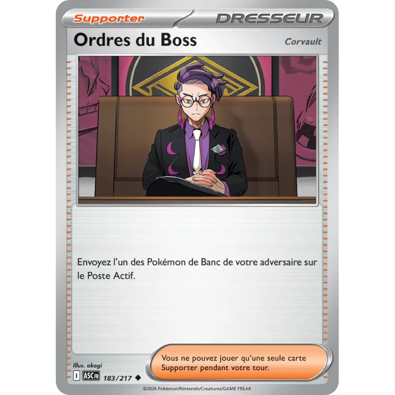 Ordres du Boss 183/217