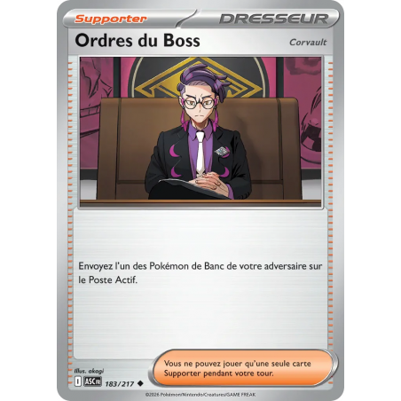 Ordres du Boss 183/217