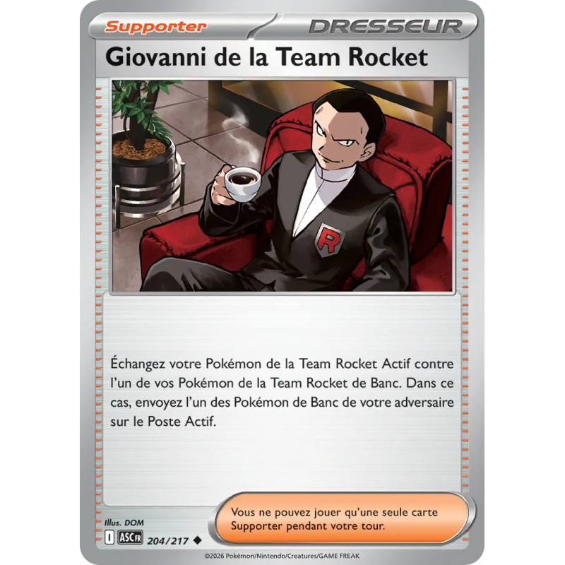 Giovanni de la Team Rocket 204/217