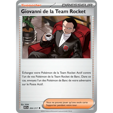 Giovanni de la Team Rocket 204/217