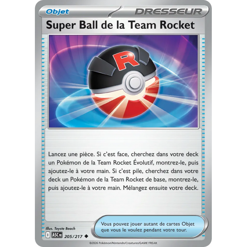 Super Ball de la Team Rocket 205/217