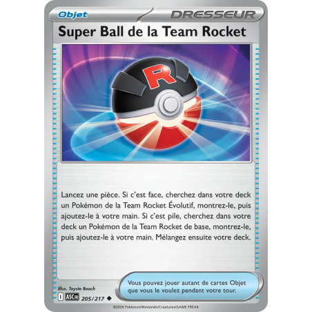 Super Ball de la Team Rocket 205/217