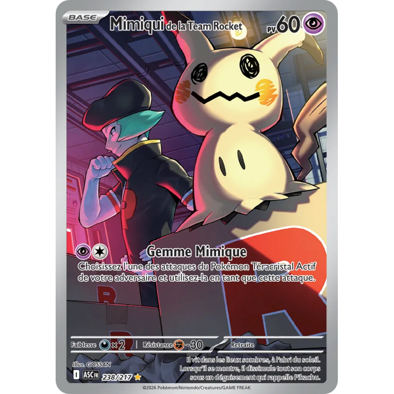 Mimiqui de la Team Rocket 238/217