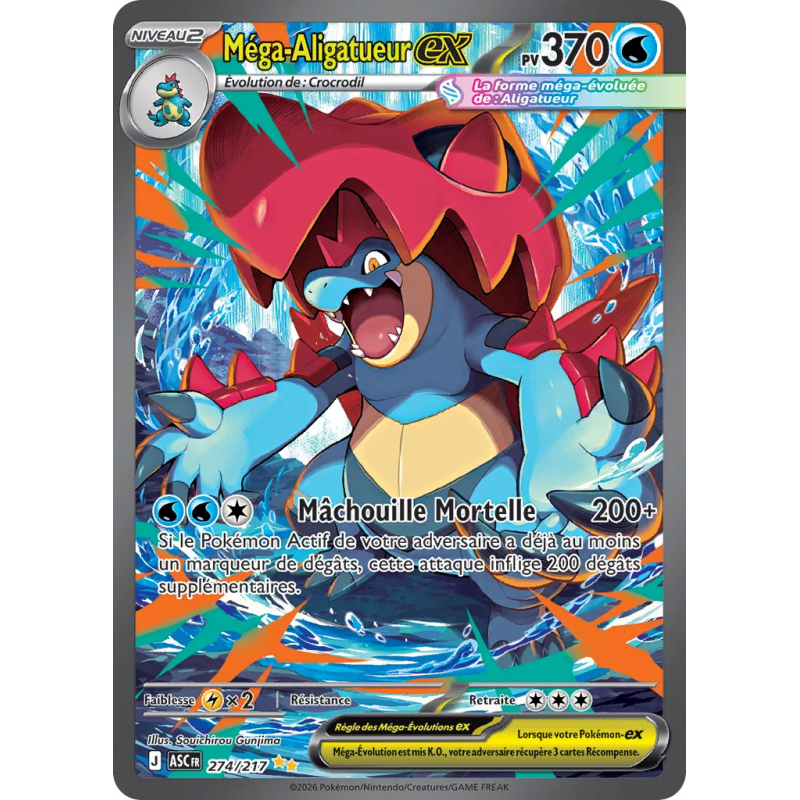 Méga-Aligatueur ex 274/217