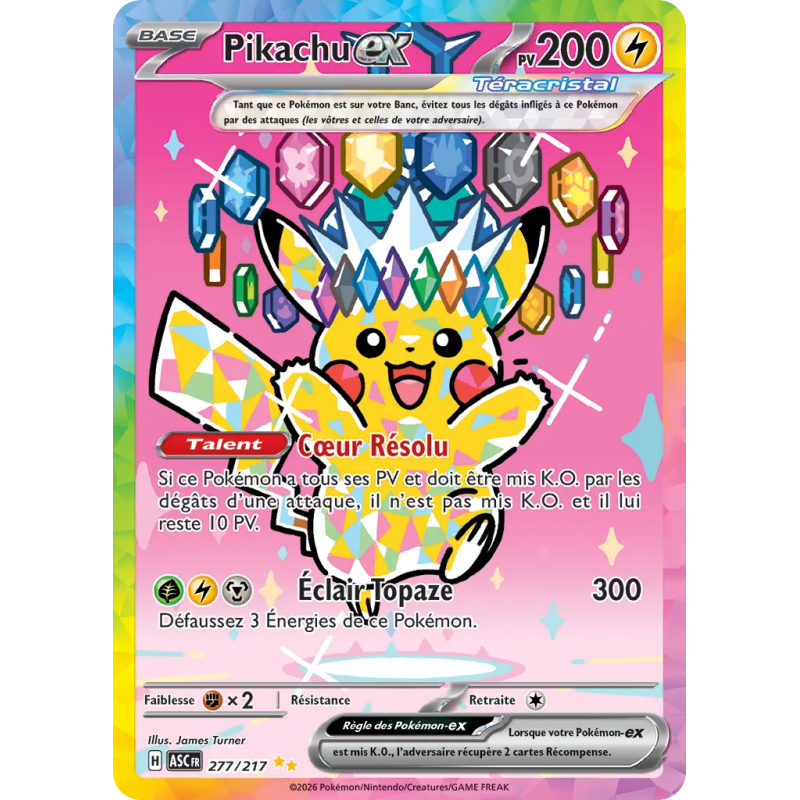 Pikachu ex 277/217
