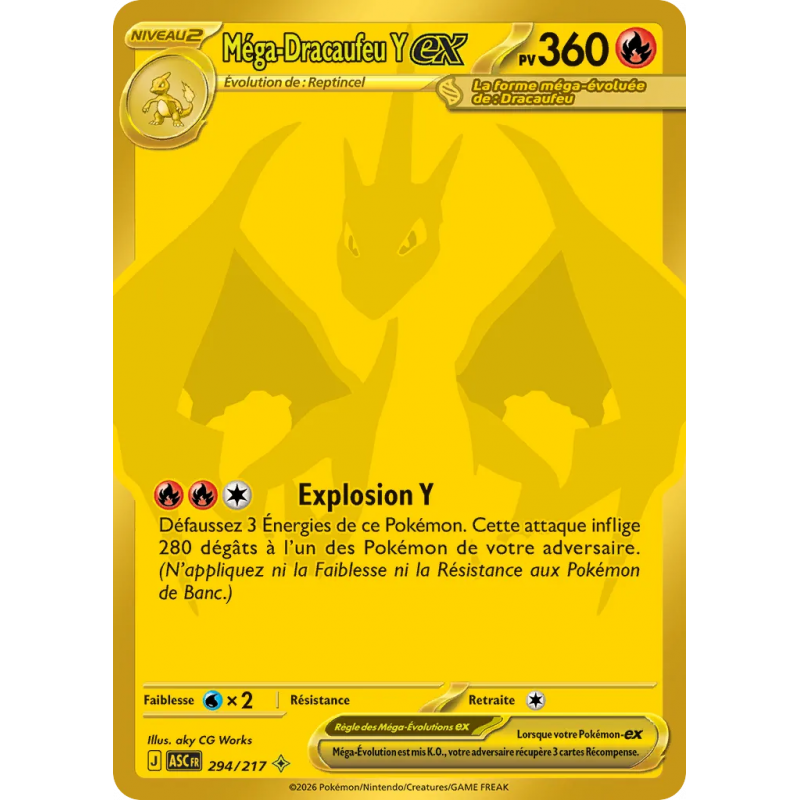 Méga-Dracaufeu Y ex 294/217