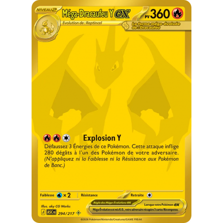 Méga-Dracaufeu Y ex 294/217