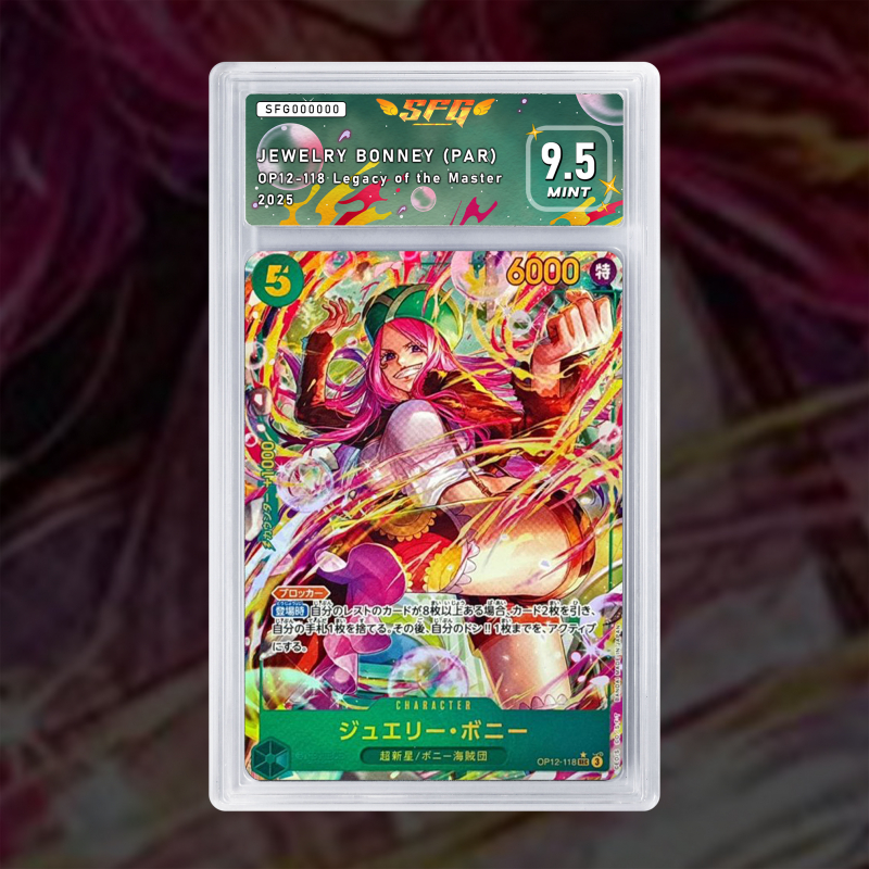 Gradation Jewelry Bonney (Par) OP12 Full Art | SFG Grading