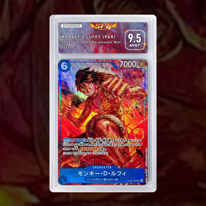 [FULL ART] MONKEY.D.LUFFY (PAR) OP02-062