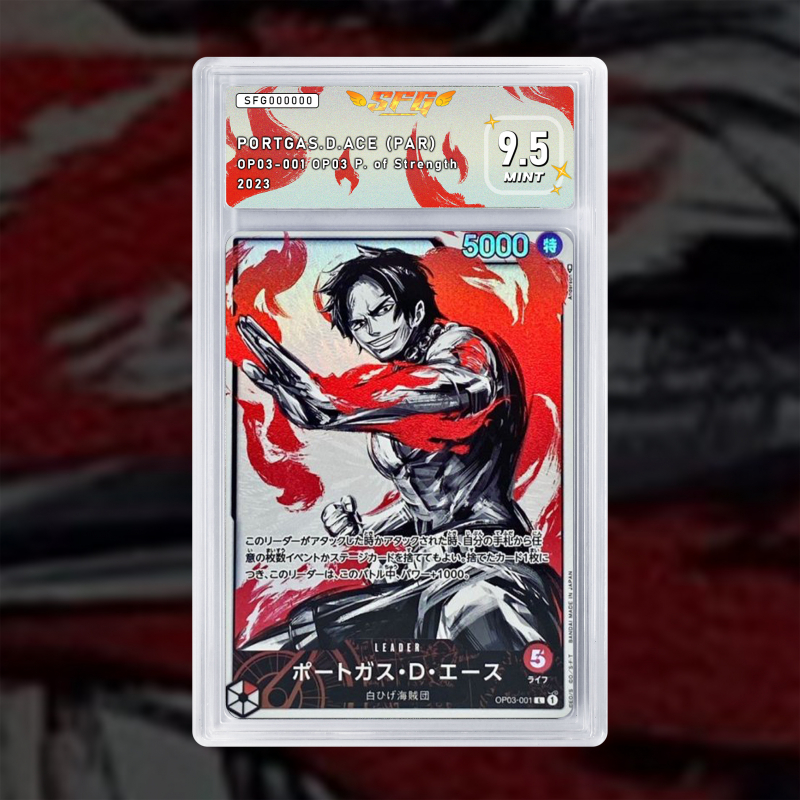 Gradation Portgas.d.ace (Par) OP03 Full Art | SFG Grading