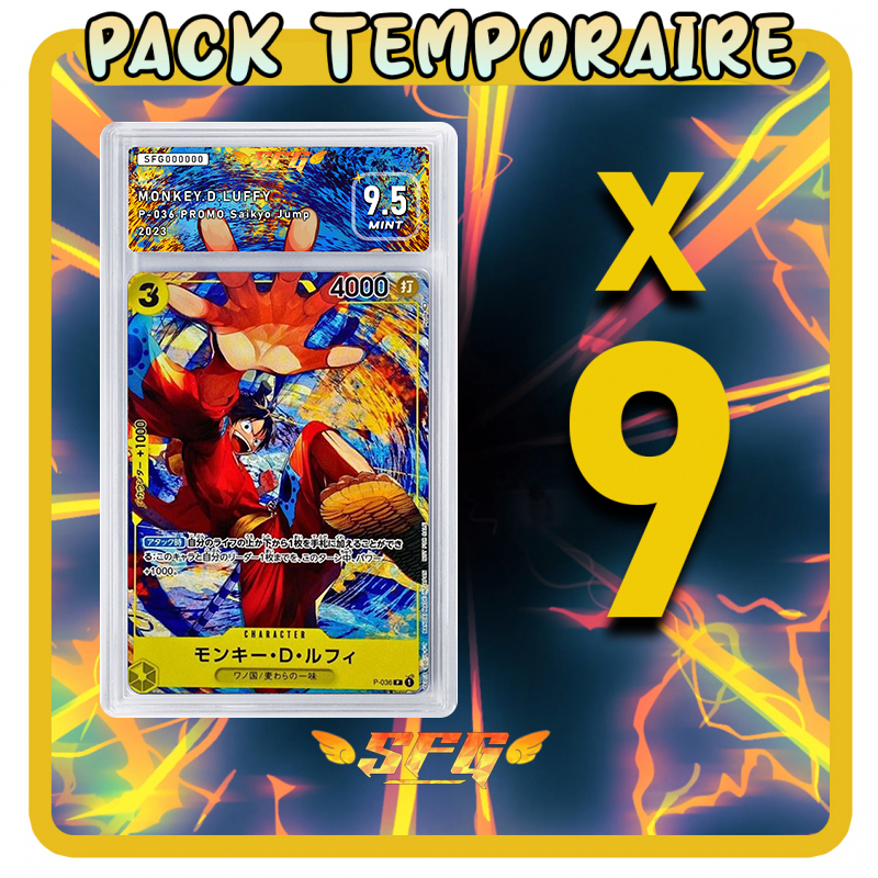Pack 9 cartes étiquettes FULL ART - TOUTES LANGUES[LIRE] OP