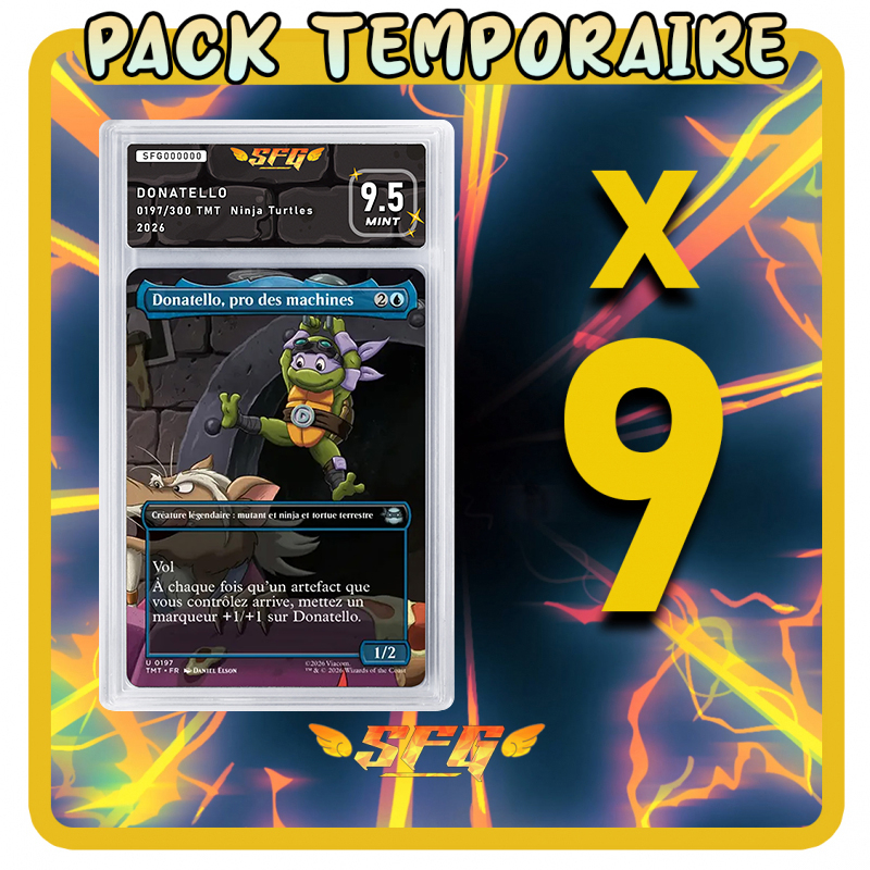 Pack 9 cartes étiquettes FULL ART - TOUTES LANGUES[LIRE] MAGIC