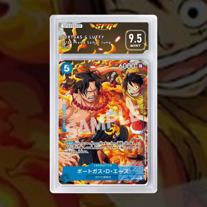 [FULL ART] PORTGAS D. ACE ET MONKEY D. LUFFY P-109