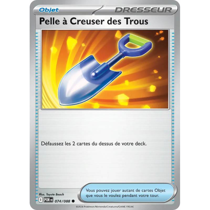 Pelle à Creuser des Trous 074/88