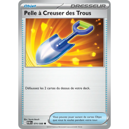 Pelle à Creuser des Trous 074/88