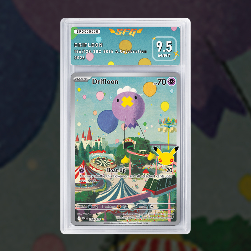 Gradation Drifloon 136/128 Full Art | SFG Grading
