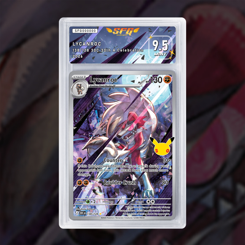 Gradation Lycanroc 138/128 Full Art | SFG Grading