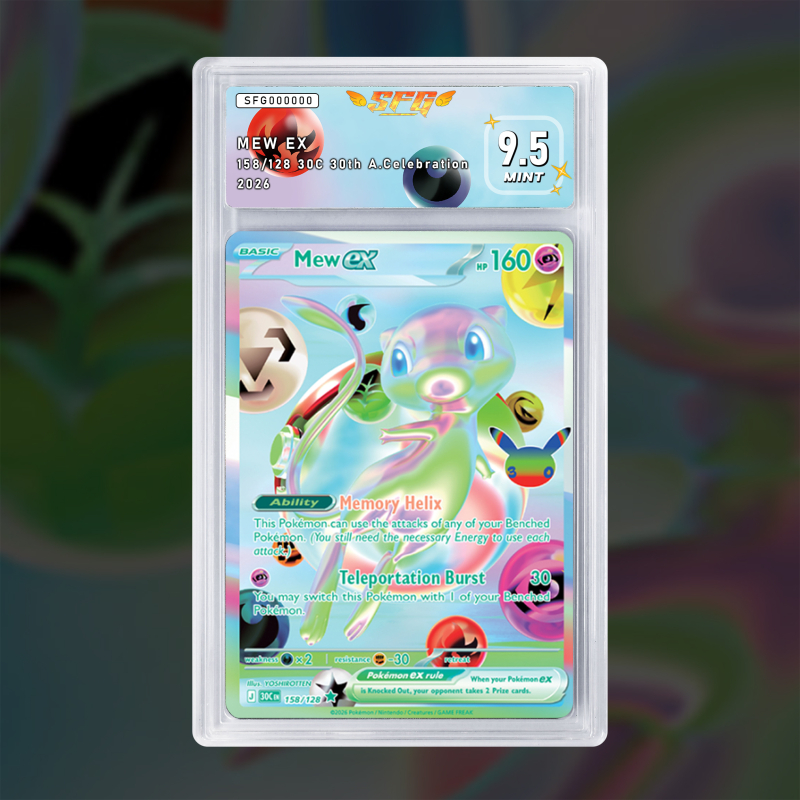 Gradation Mew Ex 158/128 Full Art | SFG Grading