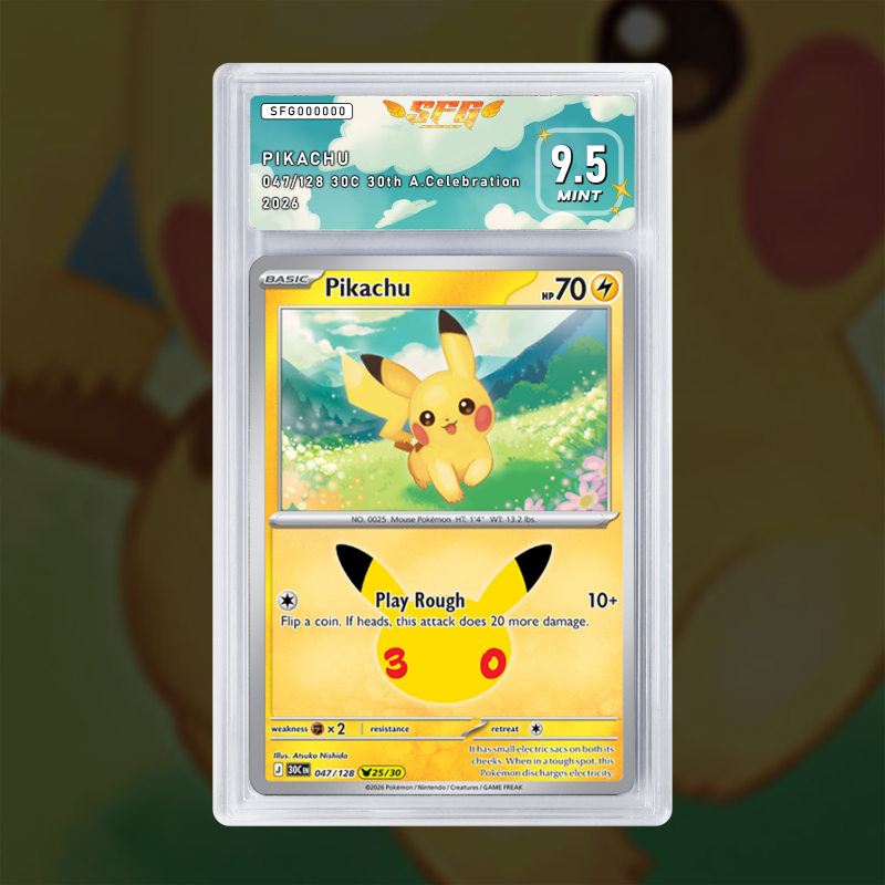 Gradation Pikachu 047/128 Full Art | SFG Grading
