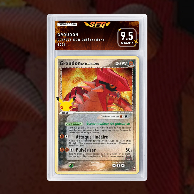 Gradation Groudon 009/095 Full Art | SFG Grading