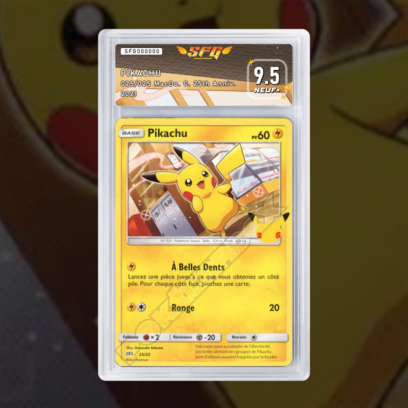 Gradation Pikachu 025/025 Full Art | SFG Grading