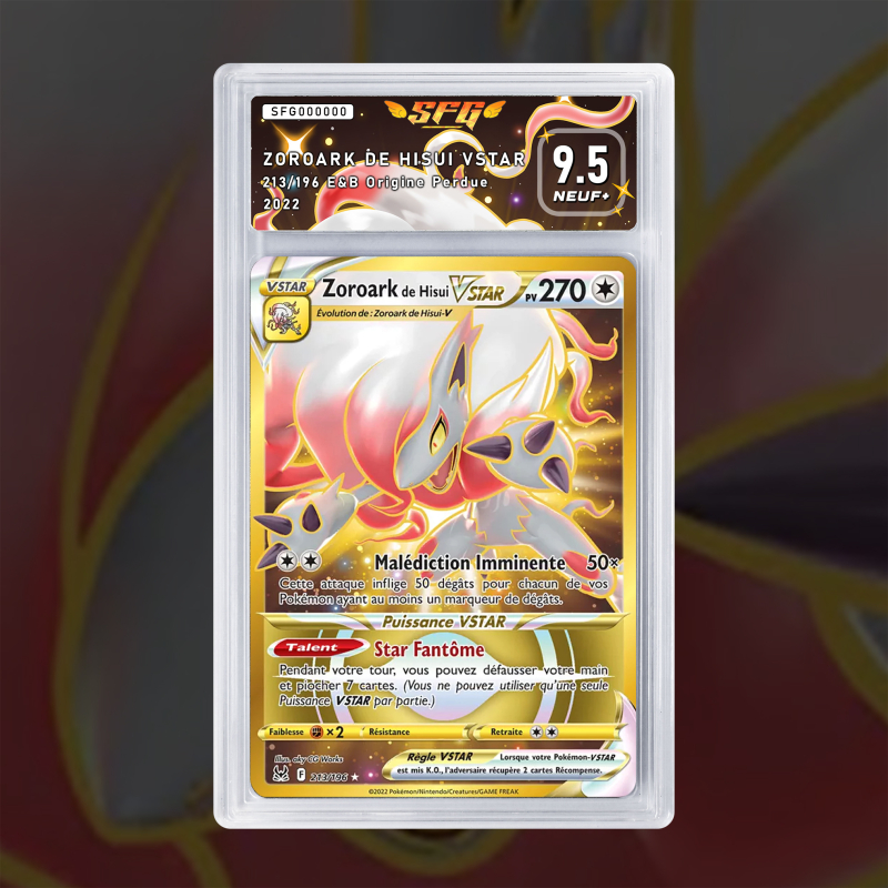 Gradation Zoroark De Hisui Vstar 213/196 | SFG Grading