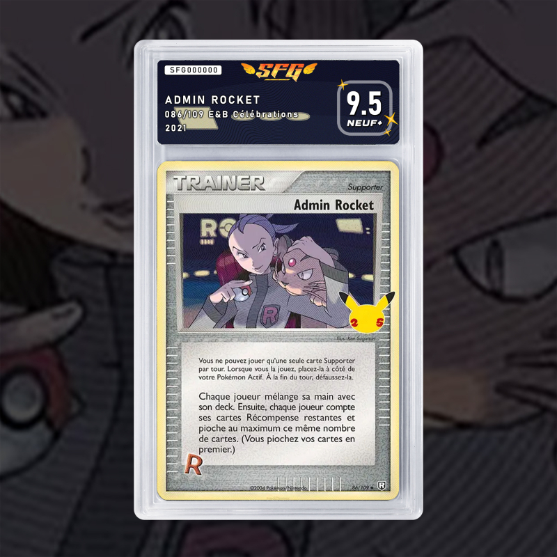 Gradation Admin Rocket 086/109 Full Art | SFG Grading