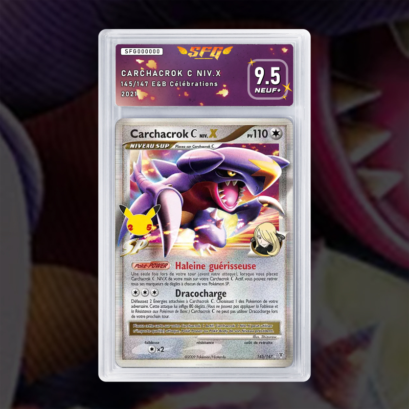 Gradation Carchacrok C Niv.x 145/147 Full Art | SFG Grading