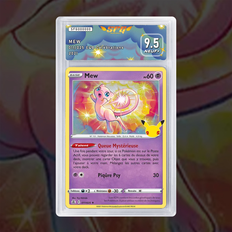 Gradation Mew 011/025 Full Art | SFG Grading