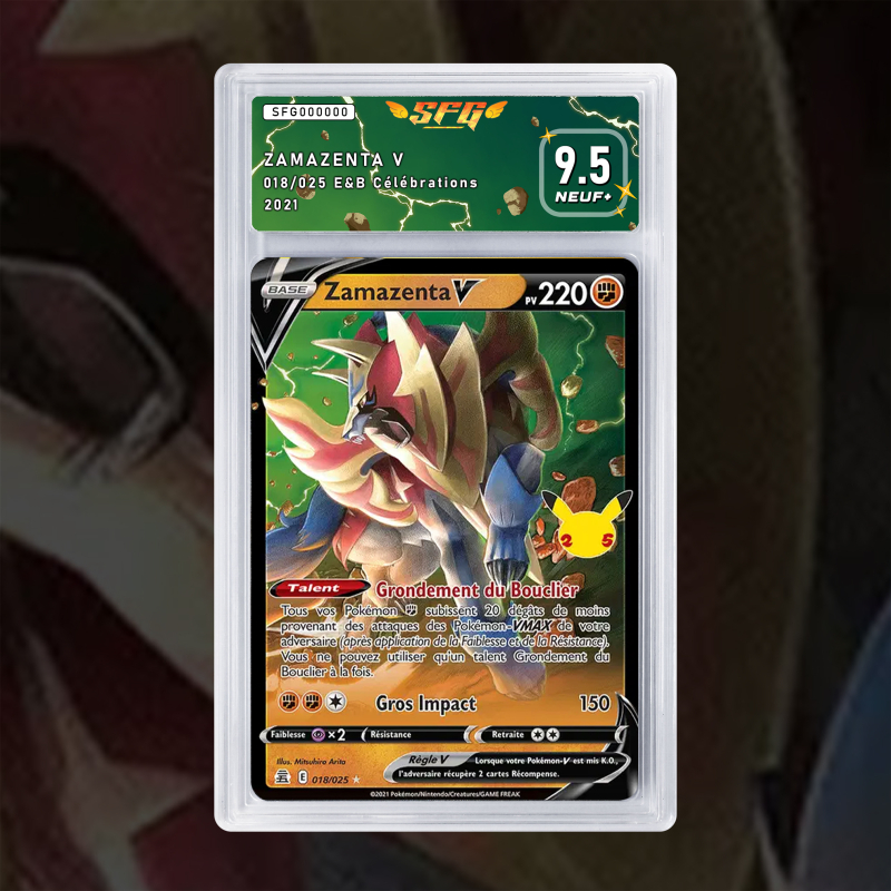 Gradation Zamazenta 018/025 Full Art | SFG Grading