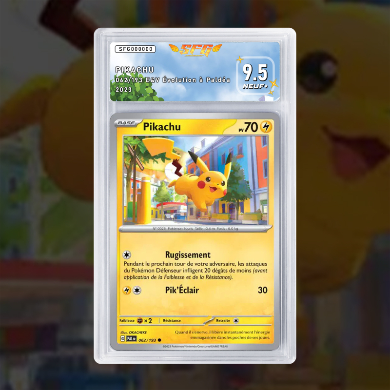 Gradation Pikachu 062/193 Full Art | SFG Grading