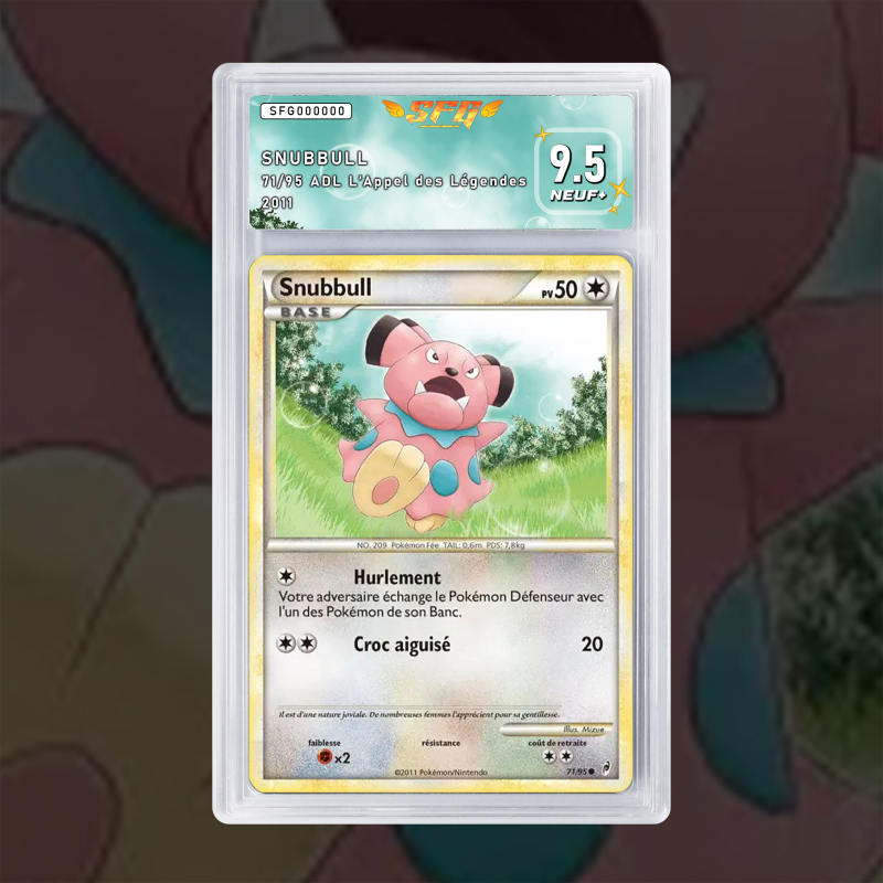 Gradation Snubbull 71/95 Full Art | SFG Grading