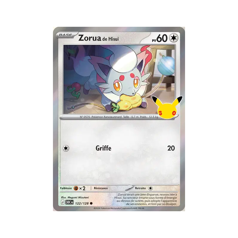 Zorua de Hisui 122/103