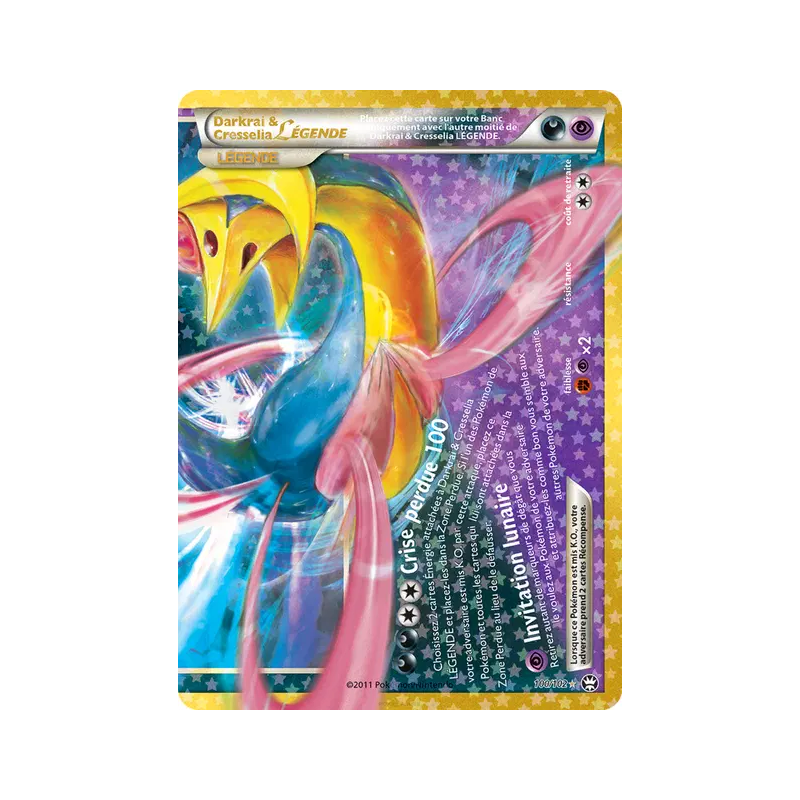 Darkrai & Cresselia Légende 100/102