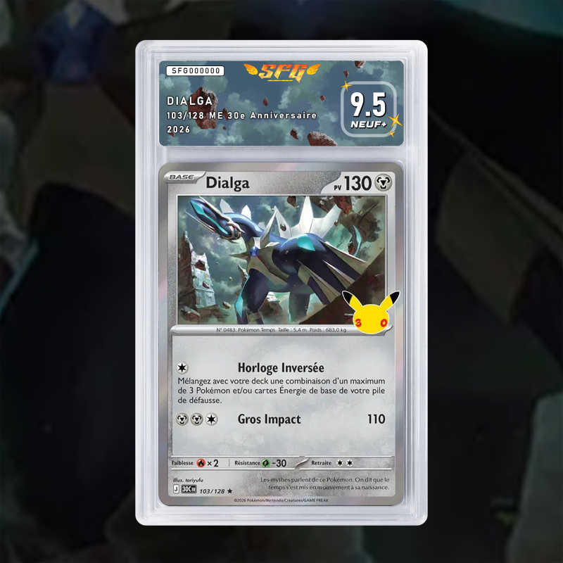 Gradation Dialga 103/128 Full Art | SFG Grading