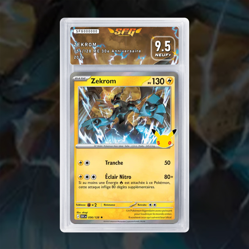Gradation Zekrom 056/128 Full Art | SFG Grading
