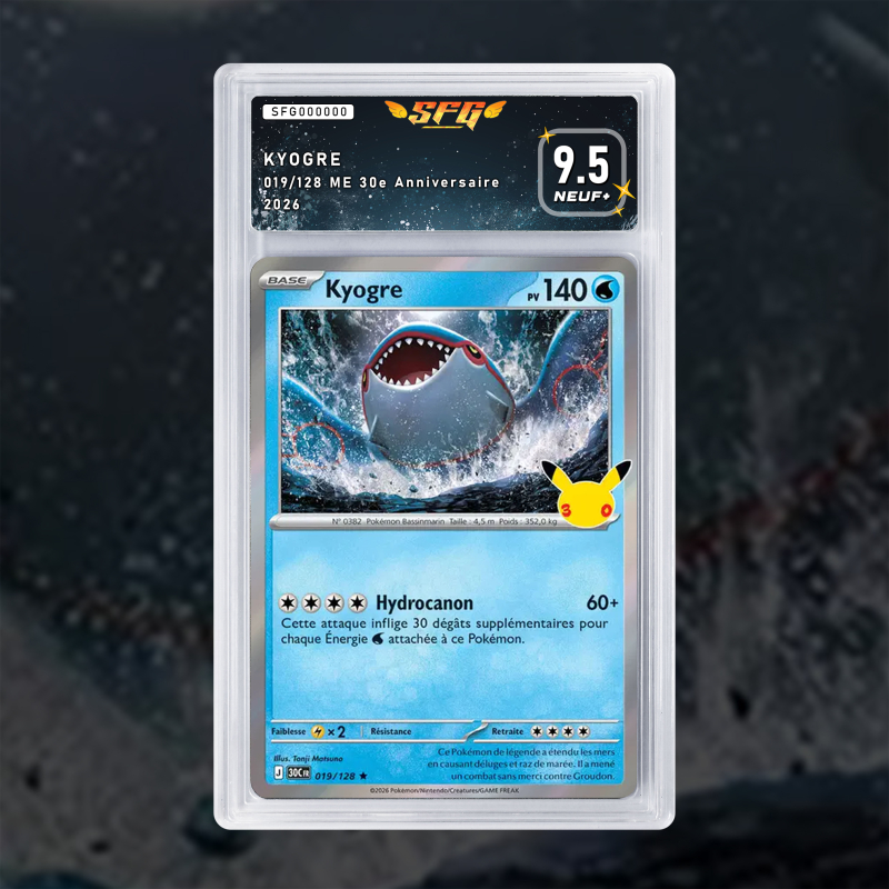 Gradation Kyogre 019/128 Full Art | SFG Grading