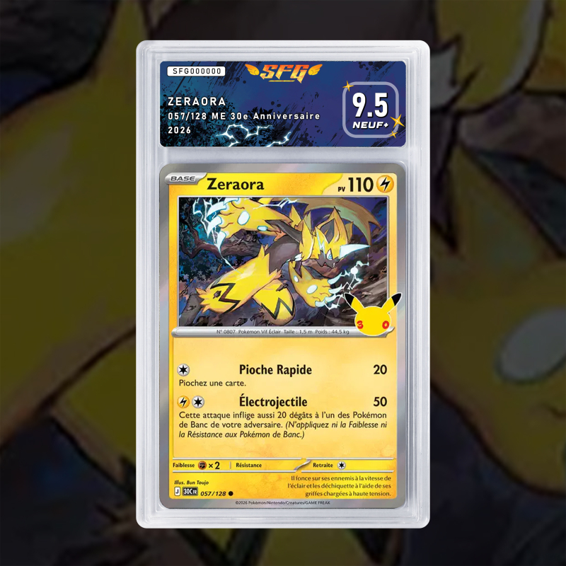 Gradation Zeraora 057/128 Full Art | SFG Grading